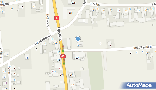 Boguszyce, Jana Pawła II, 1, mapa Boguszyce