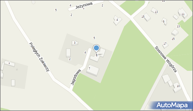 Bojano, Jagodowa, 6, mapa Bojano