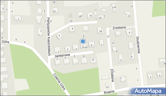 Bojano, Jantarowa, 7, mapa Bojano