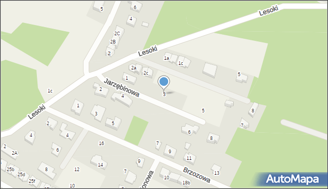 Bojano, Jarzębinowa, 3, mapa Bojano
