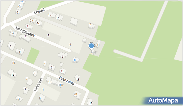 Bojano, Jarzębinowa, 7, mapa Bojano