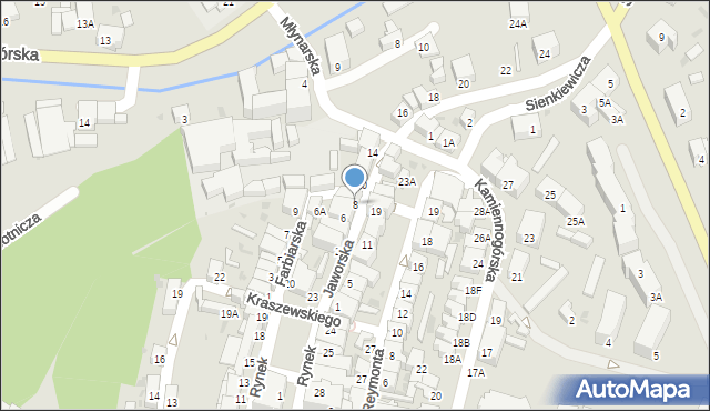 Bolków, Jaworska, 8, mapa Bolków