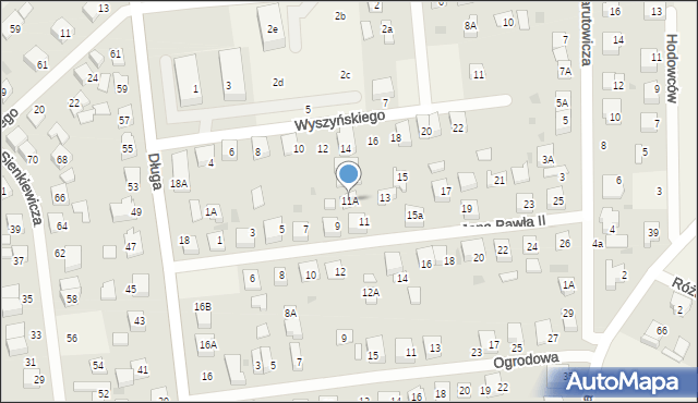 Bolszewo, Jana Pawła II, 11A, mapa Bolszewo