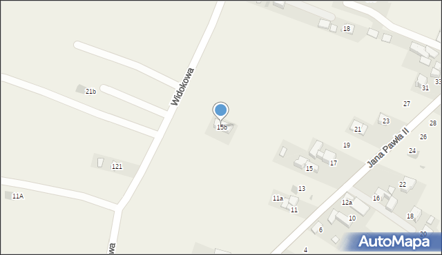 Bór, Jana Pawła II, 15b, mapa Bór