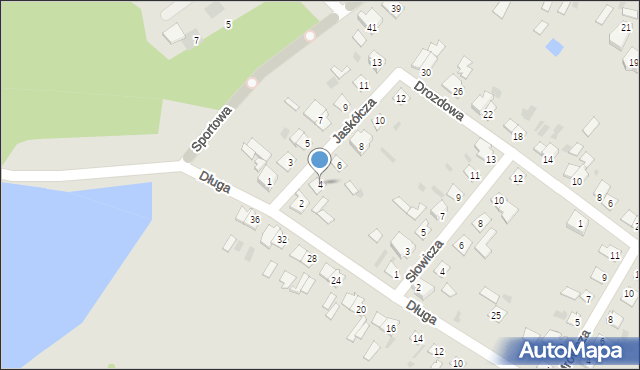 Braniewo, Jaskółcza, 4, mapa Braniewo