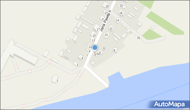 Brańszczyk, Jana Pawła II, 2, mapa Brańszczyk