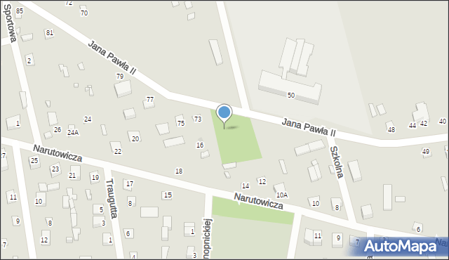 Brok, Jana Pawła II, 71, mapa Brok