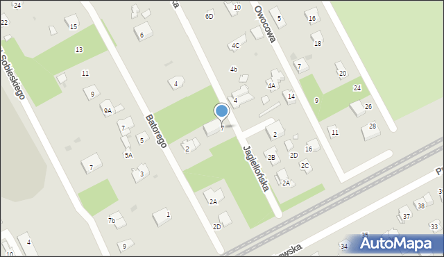 Brwinów, Jagiellońska, 7, mapa Brwinów