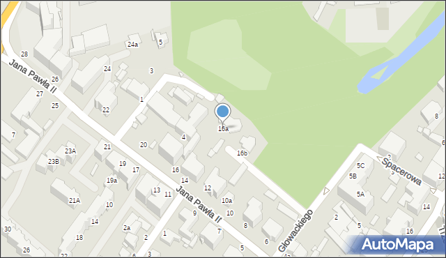 Brzeg, Jana Pawła II, 16a, mapa Brzeg