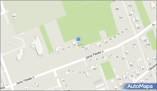 Brzesko, Jana Pawła II, 16, mapa Brzesko