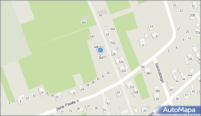 Brzesko, Jana Pawła II, 34A, mapa Brzesko