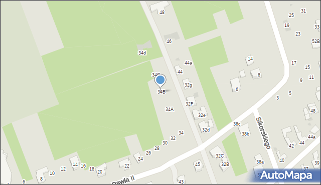 Brzesko, Jana Pawła II, 34B, mapa Brzesko