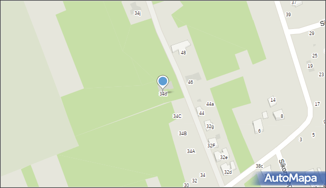 Brzesko, Jana Pawła II, 34d, mapa Brzesko