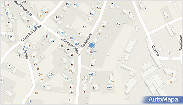 Brzezinka, Jakubowskiego Zygmunta, 14, mapa Brzezinka