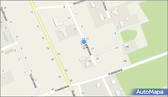Bukowiec, Jarzębinowa, 16, mapa Bukowiec