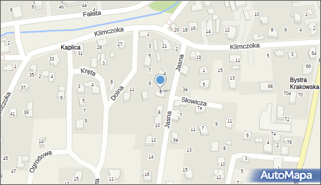 Bystra, Jasna, 6, mapa Bystra