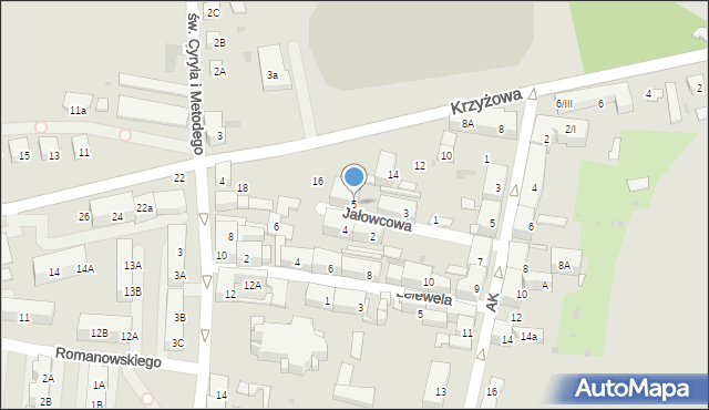 Bytom, Jałowcowa, 5, mapa Bytomia