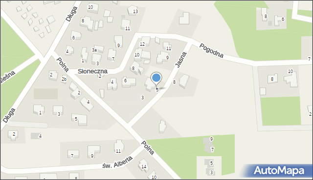 Charzykowy, Jasna, 5, mapa Charzykowy