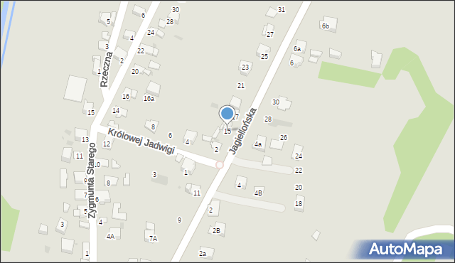Chełmek, Jagiellońska, 15, mapa Chełmek