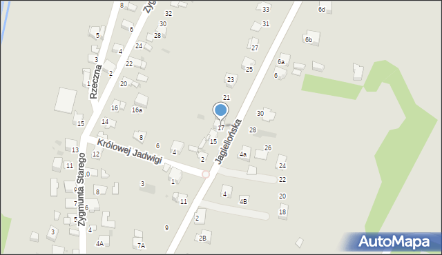 Chełmek, Jagiellońska, 17, mapa Chełmek