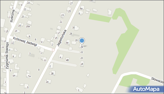 Chełmek, Jagiellońska, 24, mapa Chełmek