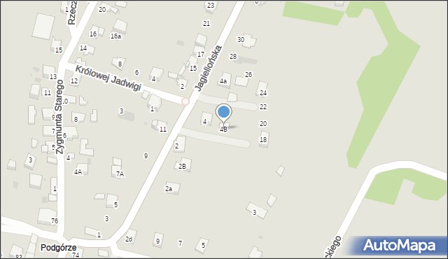 Chełmek, Jagiellońska, 4B, mapa Chełmek