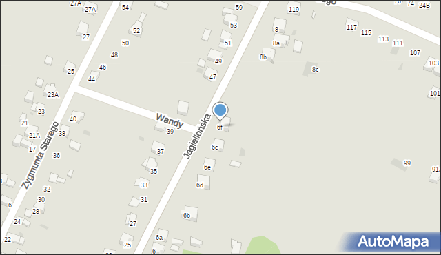 Chełmek, Jagiellońska, 6f, mapa Chełmek