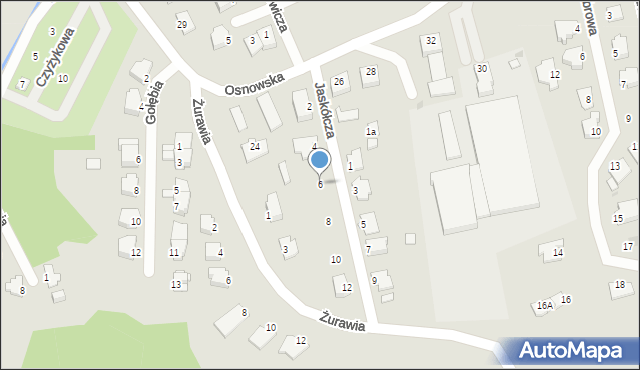 Chełmno, Jaskółcza, 6, mapa Chełmno