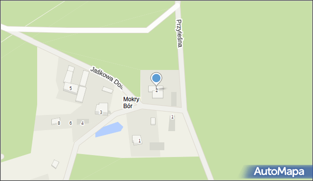 Chmieleniec, Jaśkowa Dolina, 2, mapa Chmieleniec