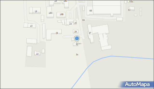 Chojęcin-Szum, Jaśminowa, 32, mapa Chojęcin-Szum