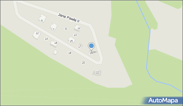 Chorzele, Jana Pawła II, 19, mapa Chorzele