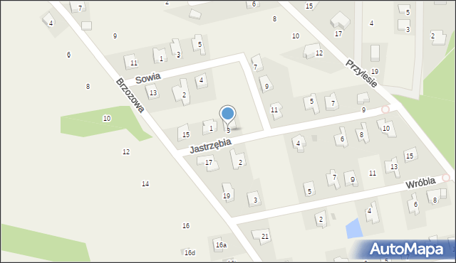 Chrząstawa Wielka, Jastrzębia, 3, mapa Chrząstawa Wielka