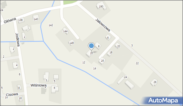 Chwałowice, Jałowcowa, 10, mapa Chwałowice