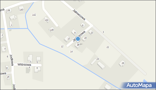 Chwałowice, Jałowcowa, 16, mapa Chwałowice
