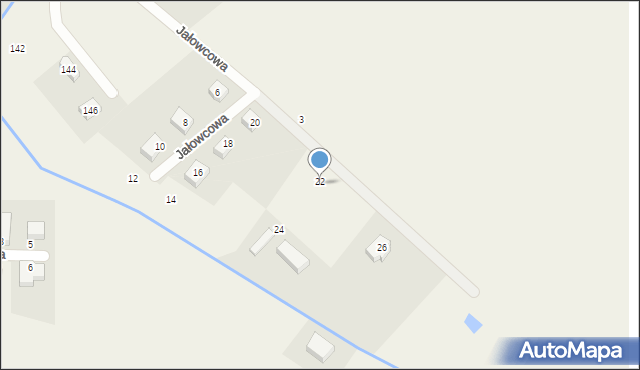 Chwałowice, Jałowcowa, 22, mapa Chwałowice