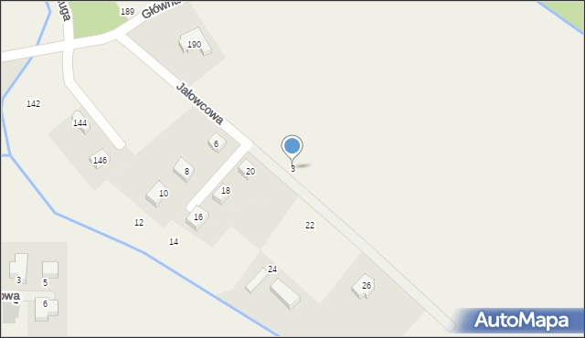 Chwałowice, Jałowcowa, 3, mapa Chwałowice