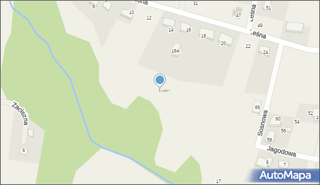 Ciechów, Jagodowa, 12, mapa Ciechów