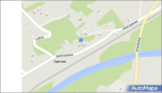 Ciężkowice, Jastrzębska, 16, mapa Ciężkowice