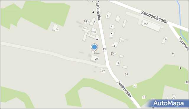 Ćmielów, Jastkowska, 18, mapa Ćmielów