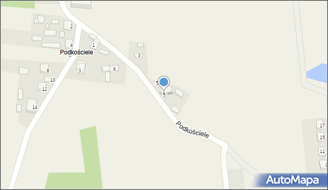 Ćmińsk, Jana Pawła II, 5, mapa Ćmińsk