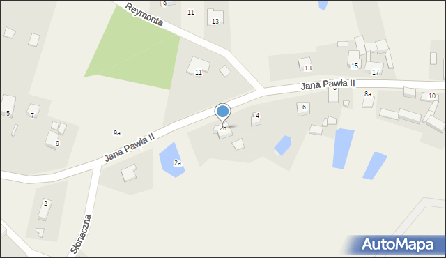 Cychry, Jana Pawła II, 2b, mapa Cychry