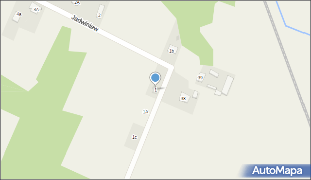 Cygów, Jadwiniew, 1, mapa Cygów