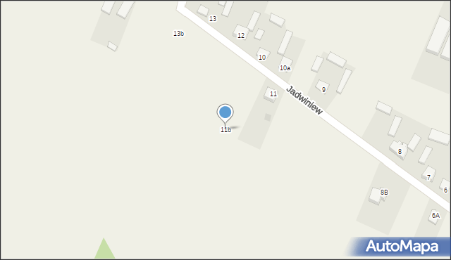Cygów, Jadwiniew, 11b, mapa Cygów