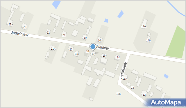 Cygów, Jadwiniew, 17, mapa Cygów
