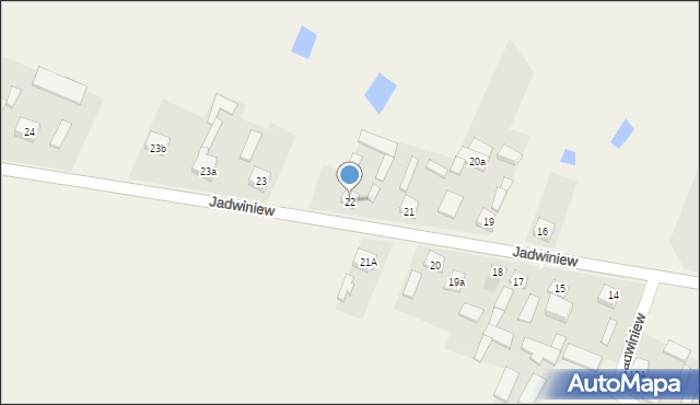 Cygów, Jadwiniew, 22, mapa Cygów