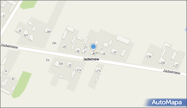 Cygów, Jadwiniew, 26, mapa Cygów