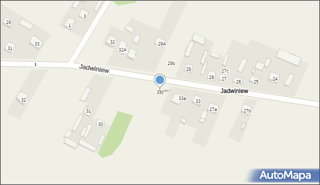 Cygów, Jadwiniew, 33c, mapa Cygów