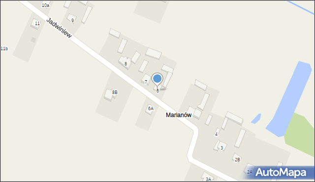 Cygów, Jadwiniew, 6, mapa Cygów