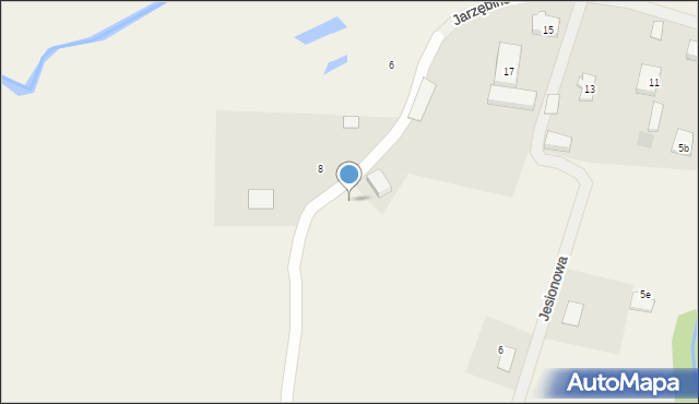 Czapielsk, Jarzębinowa, 21, mapa Czapielsk