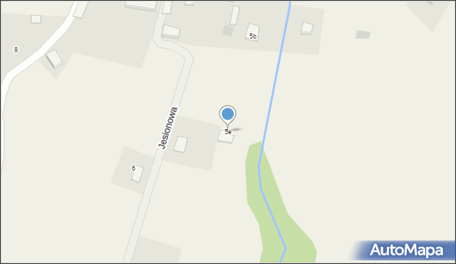 Czapielsk, Jarzębinowa, 5e, mapa Czapielsk